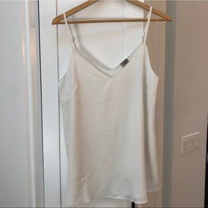 ASOS Maternity white strappy cami (double layer)